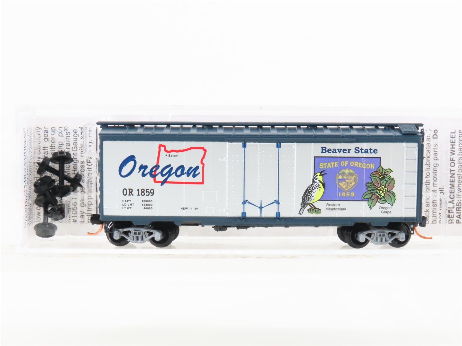 N Scale Micro-Trains MTL 21384 OR Oregon State 40' Standard Boxcar #1859