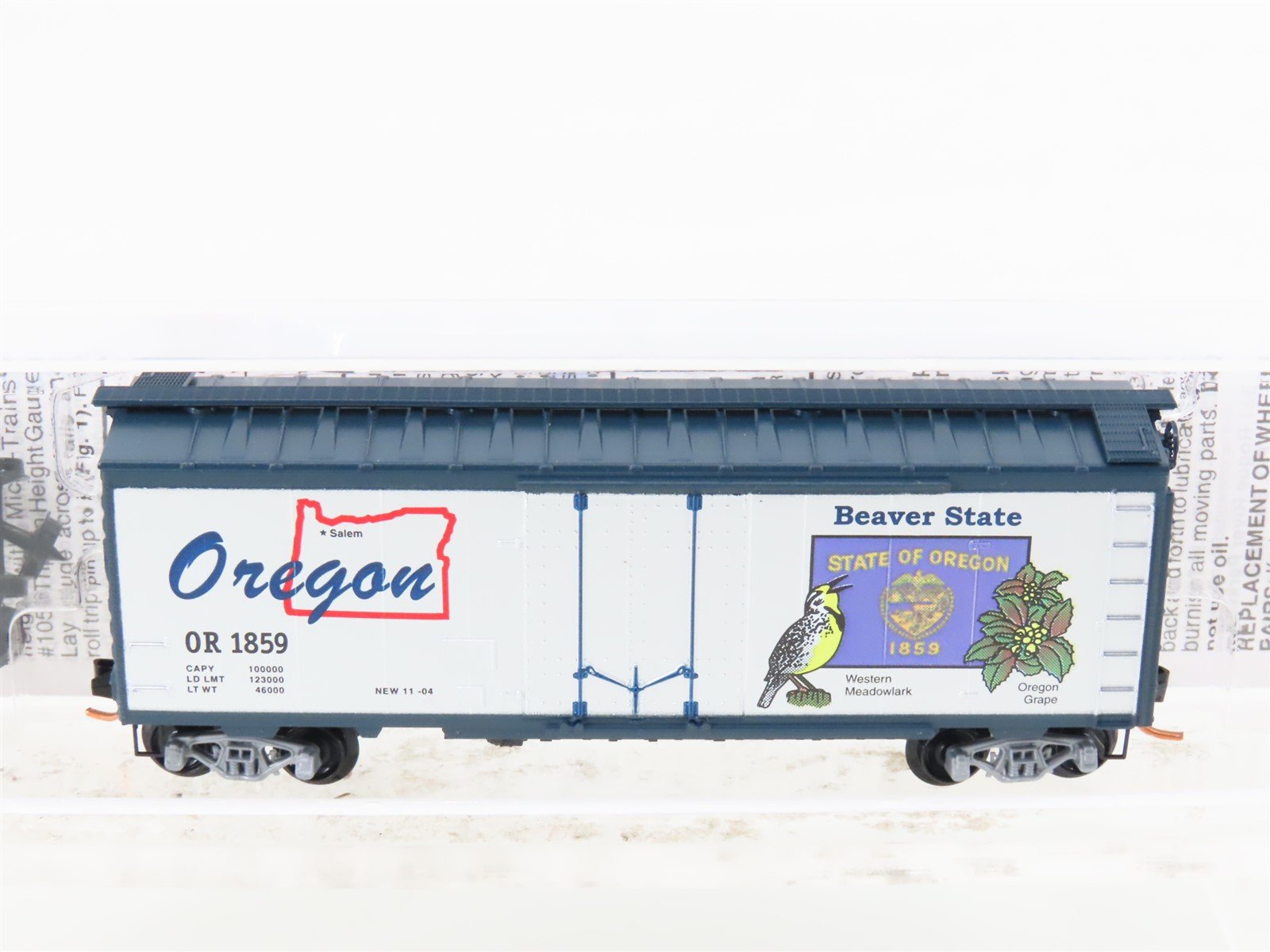 N Scale Micro-Trains MTL 21384 OR Oregon State 40' Standard Boxcar #1859
