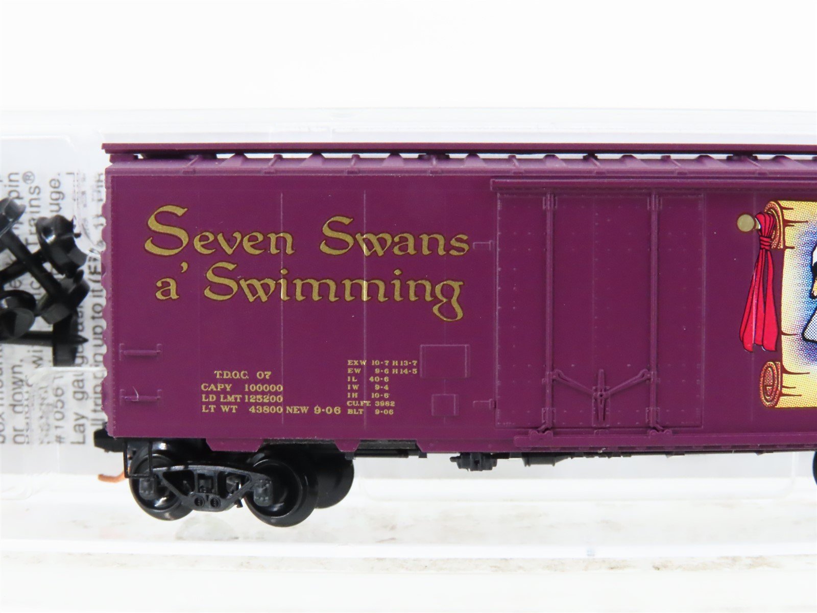 N Scale Micro-Trains MTL 02100507 TDOC Seven Swans a' Swimming 40' Boxcar #07