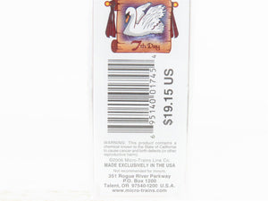 N Scale Micro-Trains MTL 02100507 TDOC Seven Swans a' Swimming 40' Boxcar #07