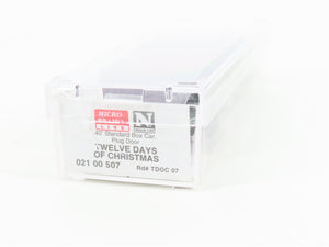 N Scale Micro-Trains MTL 02100507 TDOC Seven Swans a' Swimming 40' Boxcar #07