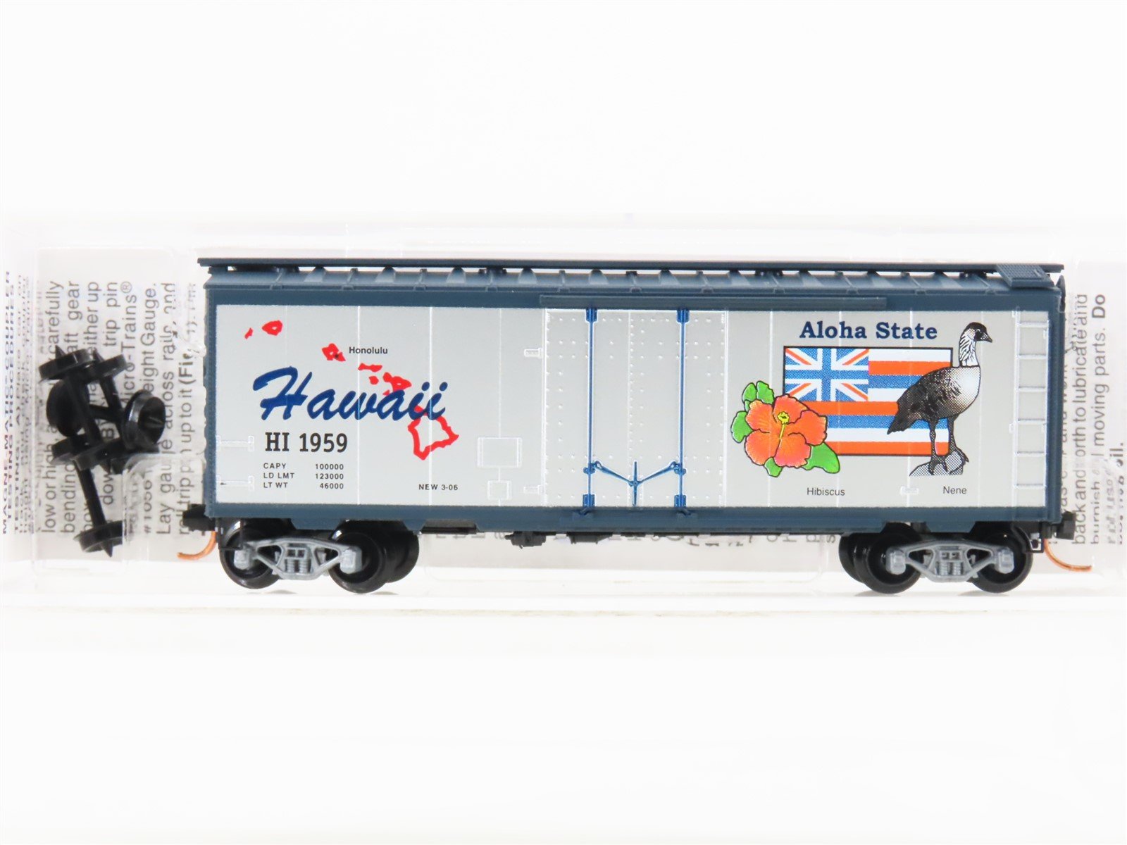 N Scale Micro-Trains MTL 02100399 HI Hawaii State 40' Standard Boxcar #1959