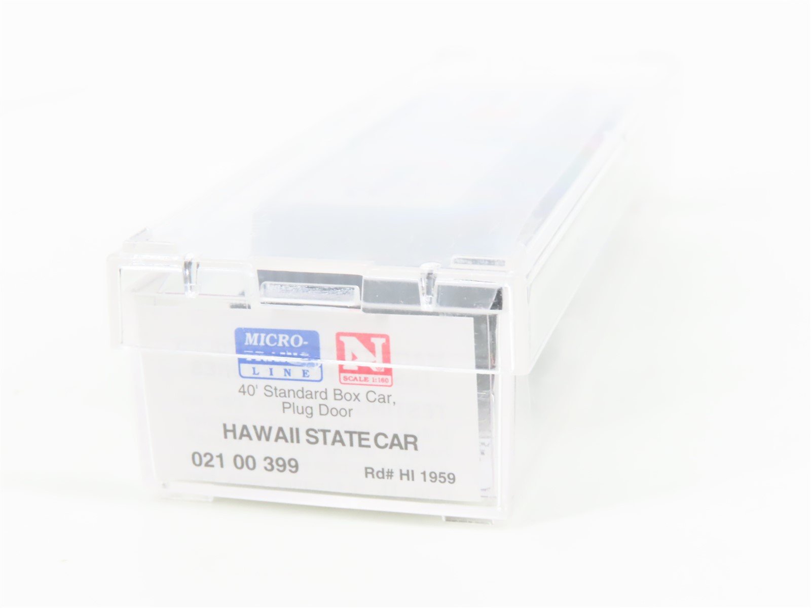 N Scale Micro-Trains MTL 02100399 HI Hawaii State 40' Standard Boxcar #1959