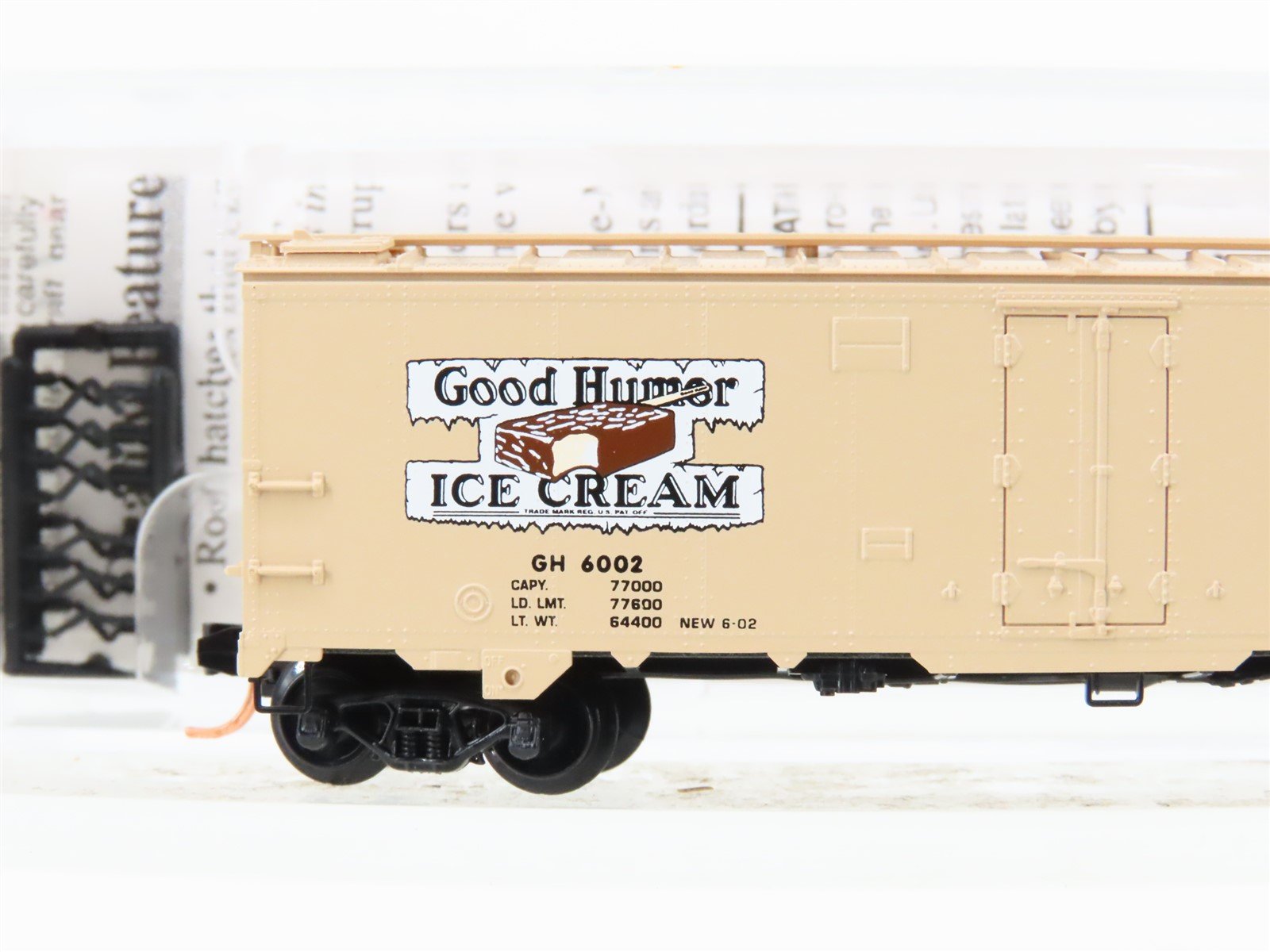 N Scale Micro-Trains MTL 59570 GH Good Humor 40' Steel Ice Reefer #6002