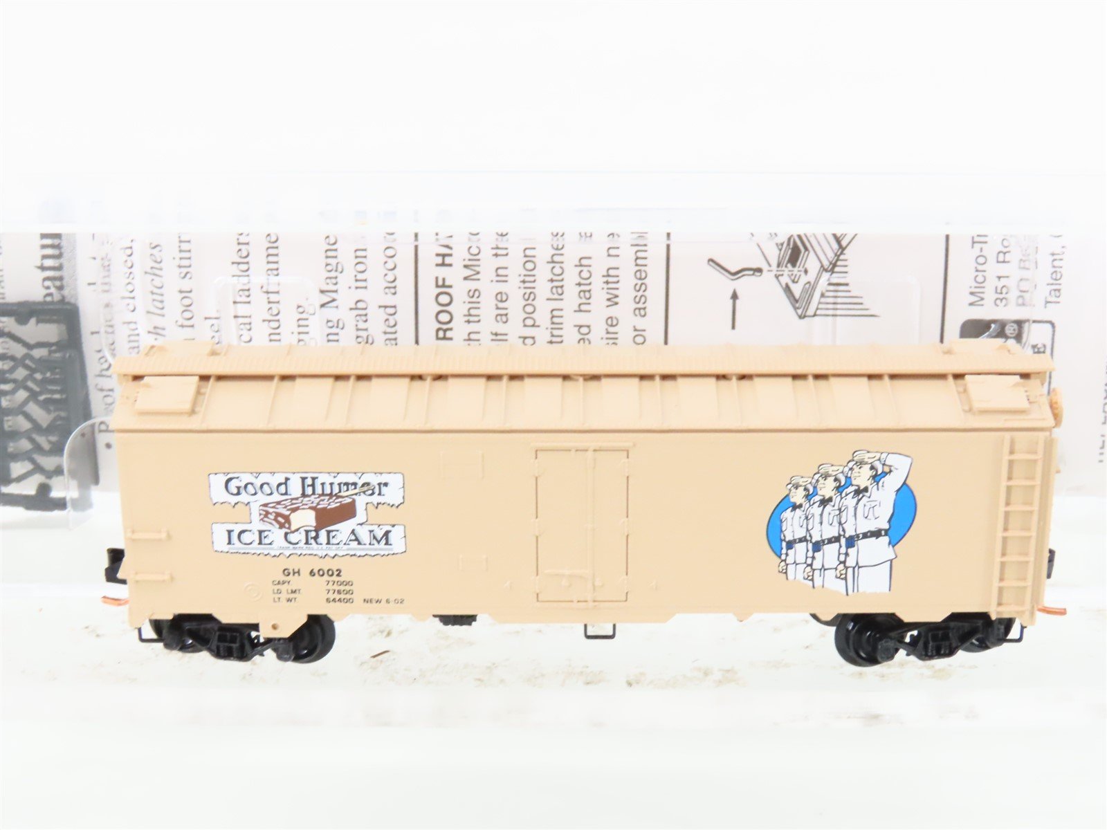N Scale Micro-Trains MTL 59570 GH Good Humor 40' Steel Ice Reefer #6002