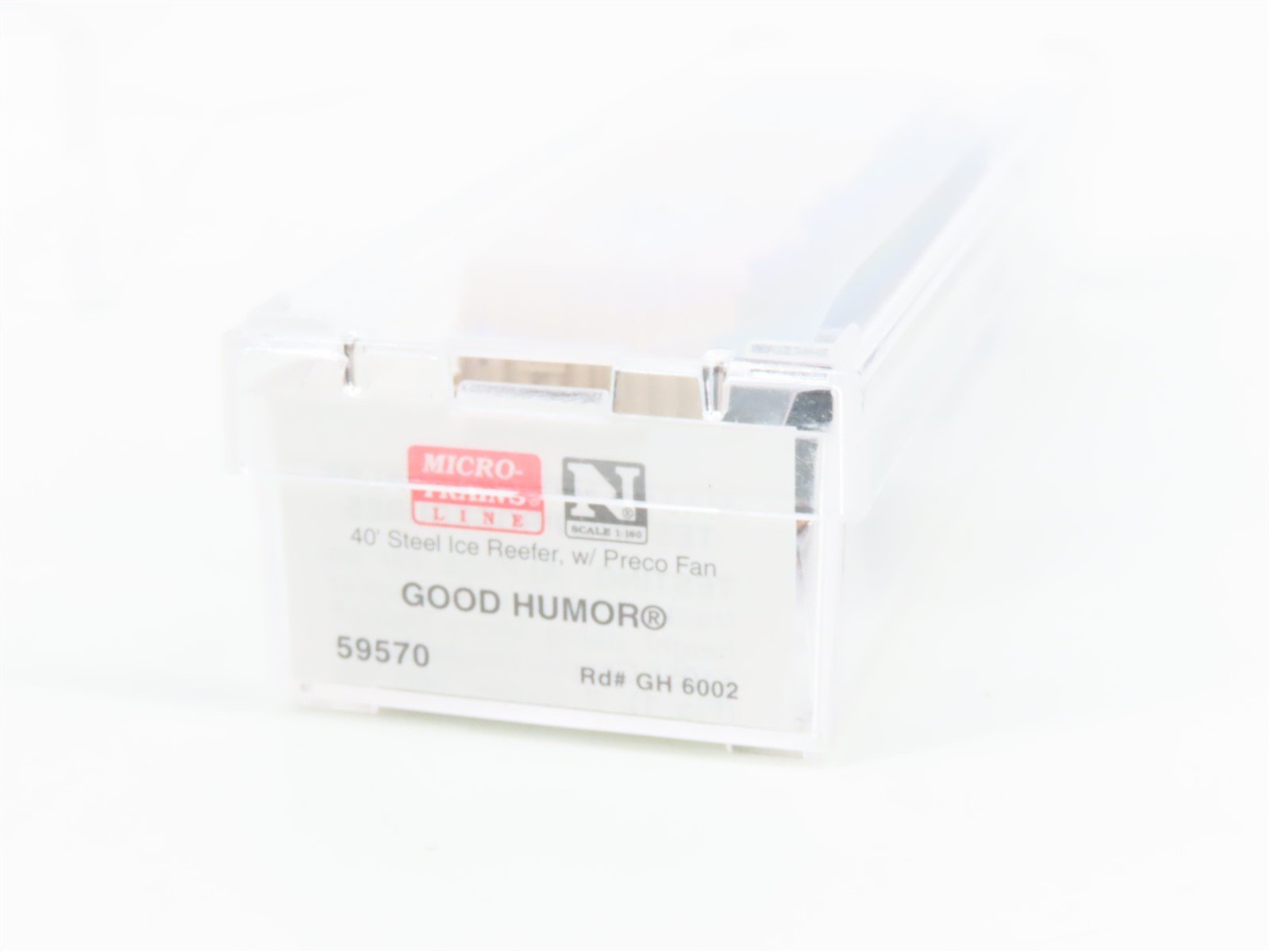 N Scale Micro-Trains MTL 59570 GH Good Humor 40' Steel Ice Reefer #6002