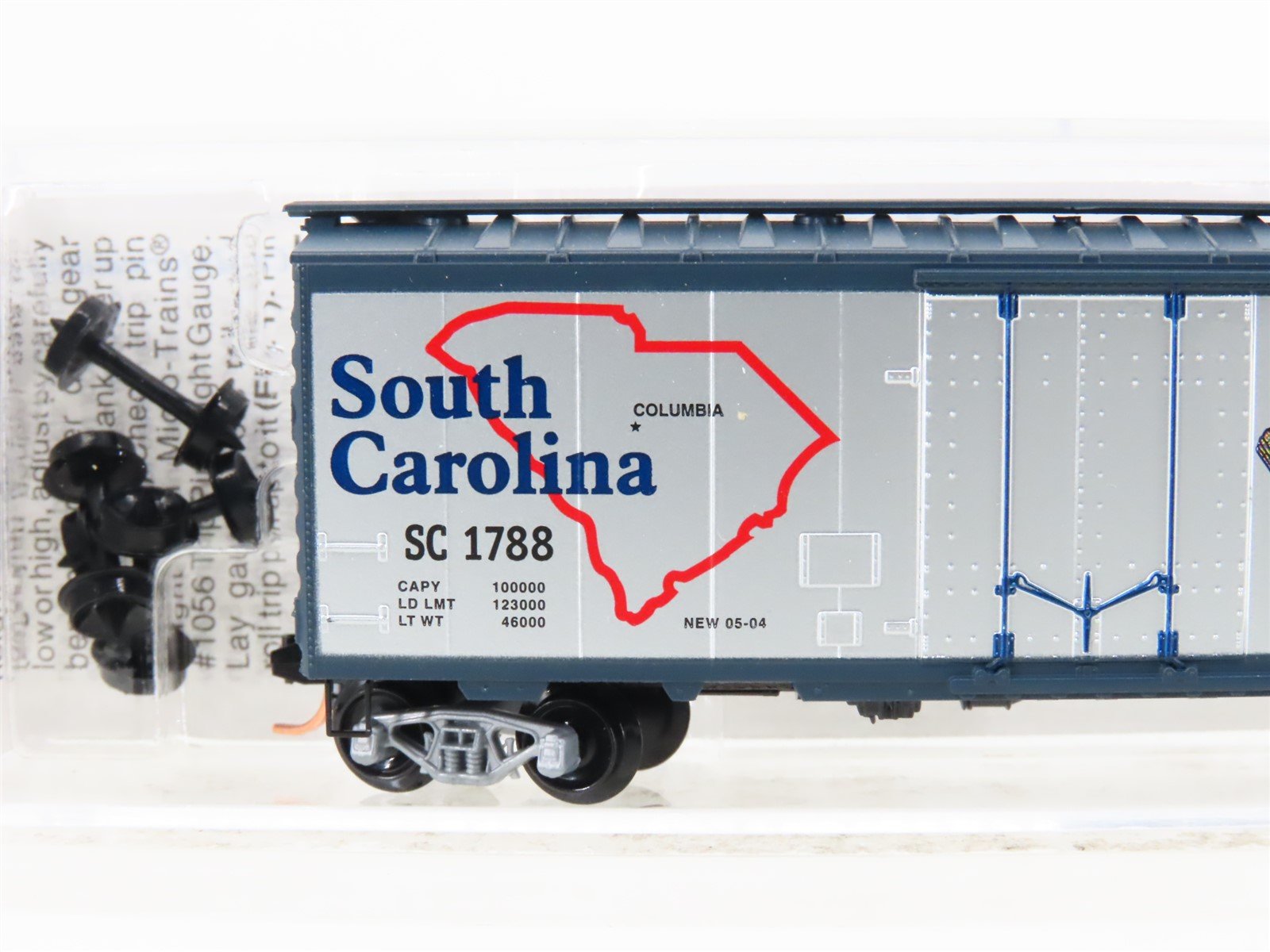 N Scale Micro-Trains MTL 59570 SC South Carolina State 40' Standard Boxcar #1788