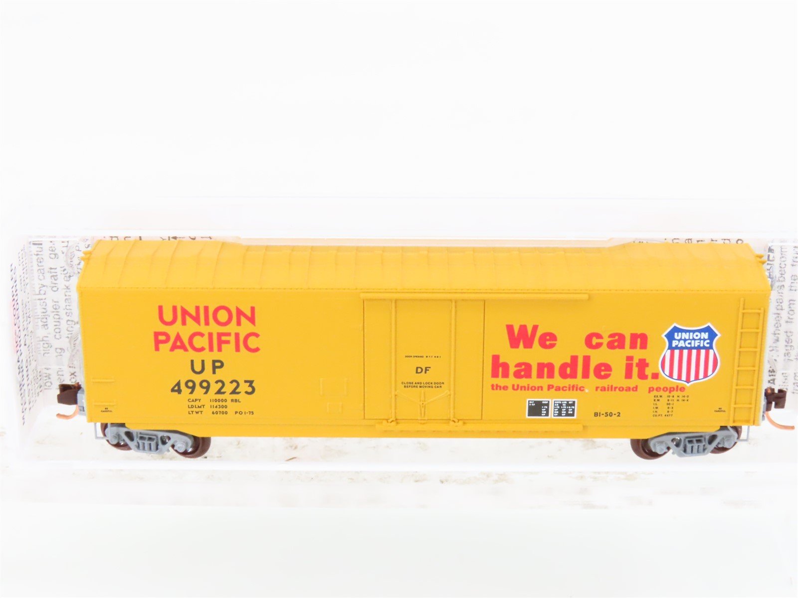 N Scale Micro-Trains MTL 38300 UP Union Pacific 50' Standard Boxcar #499223