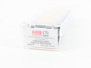 N Scale Micro-Trains MTL 25670 CNW Chicago & Northwestern 50' Boxcar #155059
