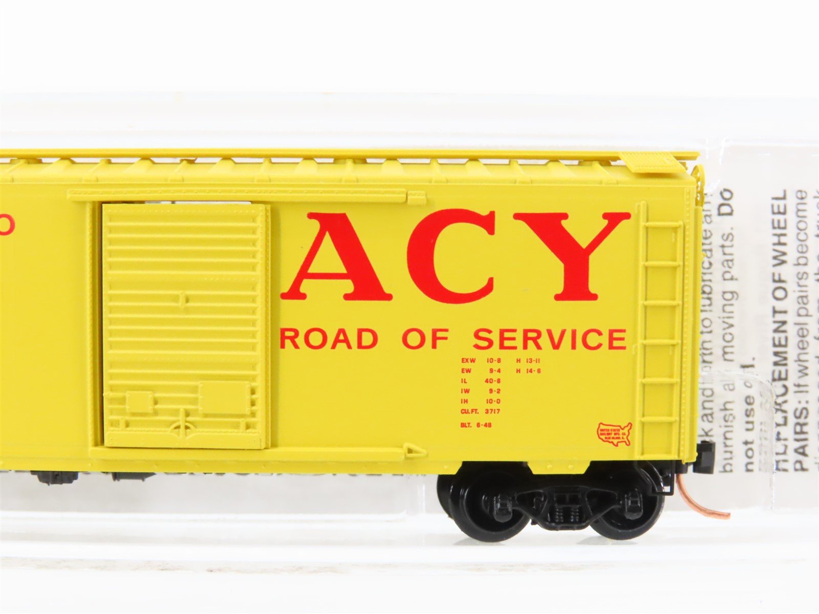 N Scale Micro-Trains MTL 20180 ACY Akron Canton & Youngstown 40' Boxcar #3326