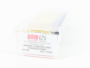 N Scale Micro-Trains MTL 20180 ACY Akron Canton & Youngstown 40' Boxcar #3326