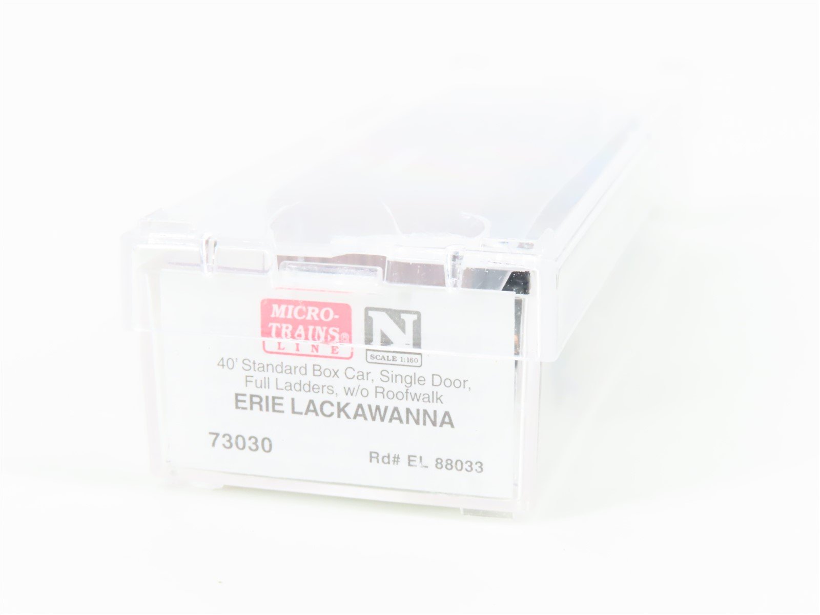 N Scale Micro-Trains MTL 73030 EL Erie Lackawanna 40' Standard Boxcar #88033