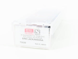 N Scale Micro-Trains MTL 73030 EL Erie Lackawanna 40' Standard Boxcar #88033