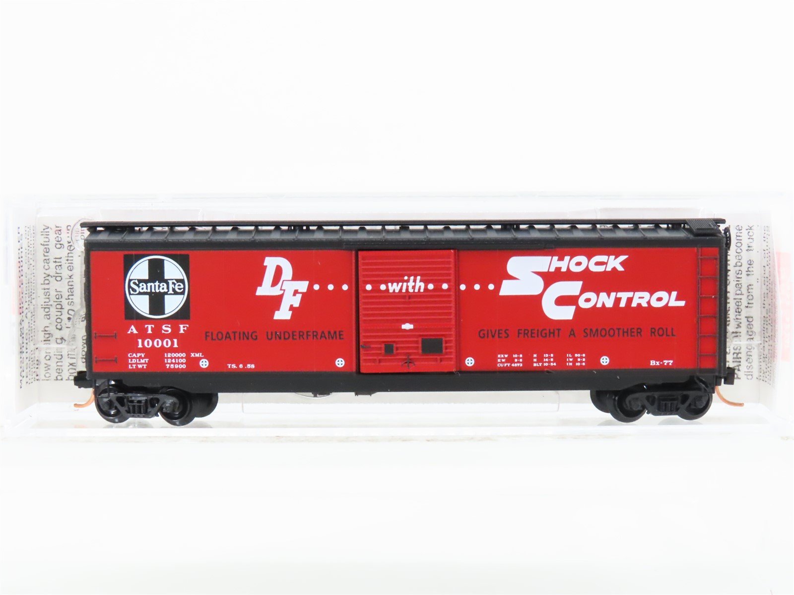 N Scale Micro-Trains MTL 31340 ATSF Santa Fe 50' Standard Boxcar #10001