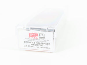 N Scale Micro-Trains MTL 07600080 DRGW Rio Grande 50' Standard Boxcar #63293