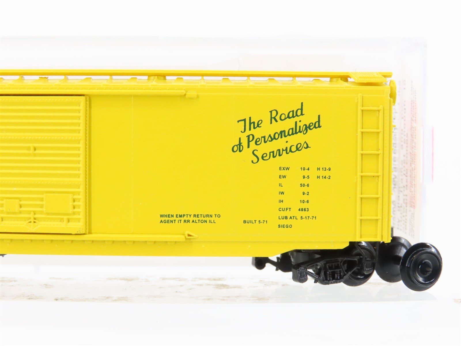 N Scale Micro-Trains MTL 31010 ITC Illinois Terminal 50' Standard Boxcar #9444