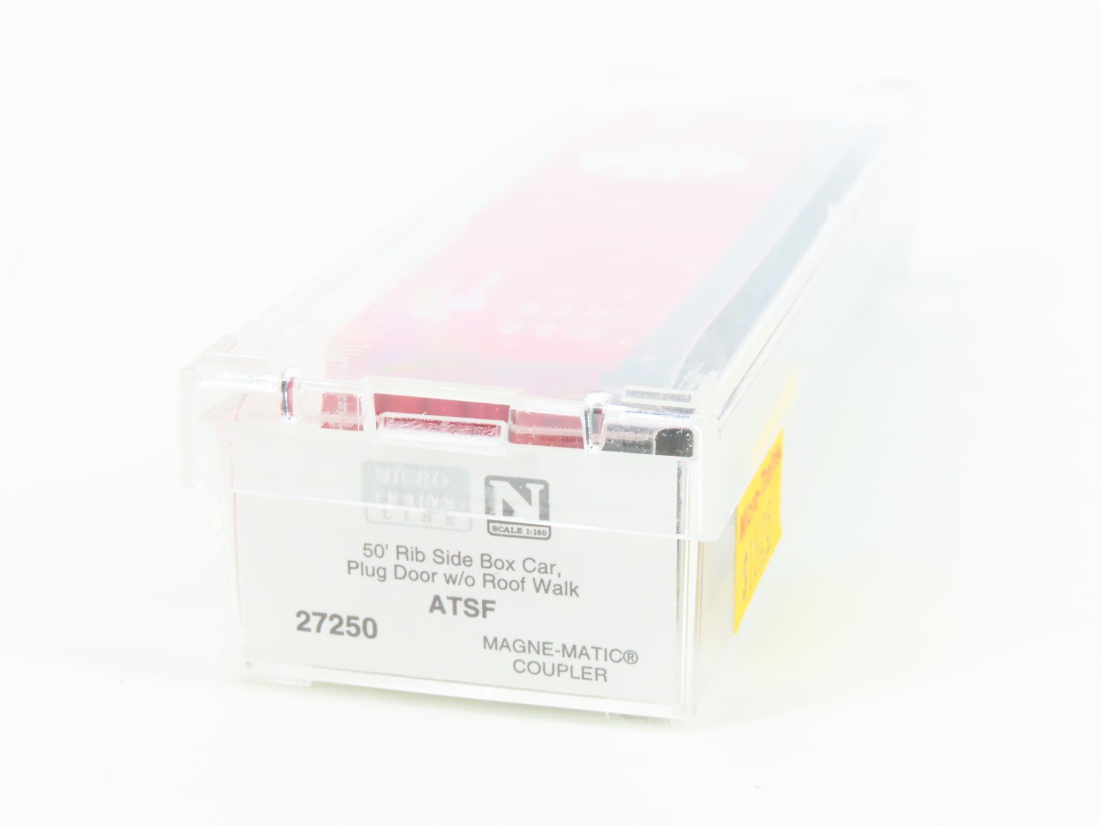 N Scale Micro-Trains MTL 27250 ATSF Santa Fe 50' Rib Side Boxcar #152321