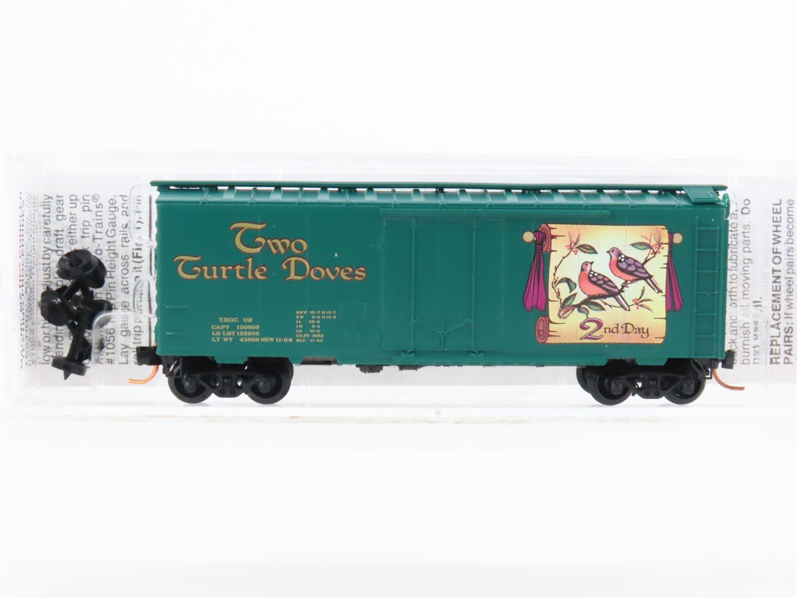 N Scale Micro-Trains MTL 21502 TDOC Two Turtle Doves 40' Boxcar #02
