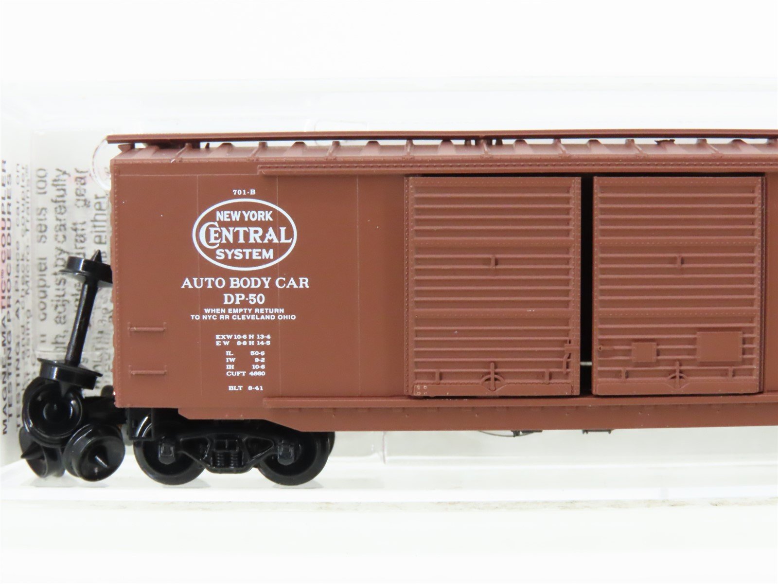 N Scale Micro-Trains MTL 34150 NYC New York Central 50' Standard Boxcar #64490