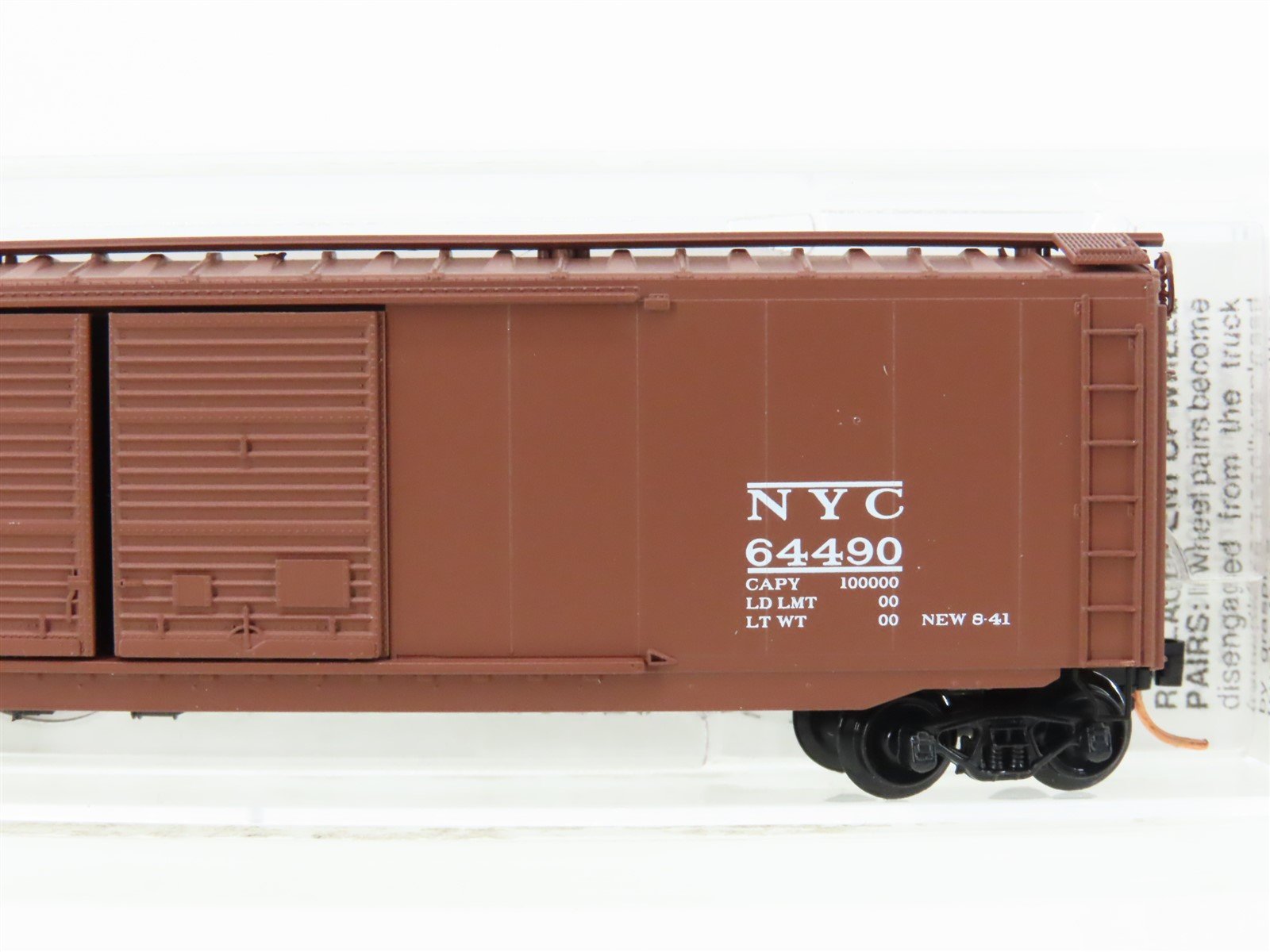 N Scale Micro-Trains MTL 34150 NYC New York Central 50' Standard Boxcar #64490