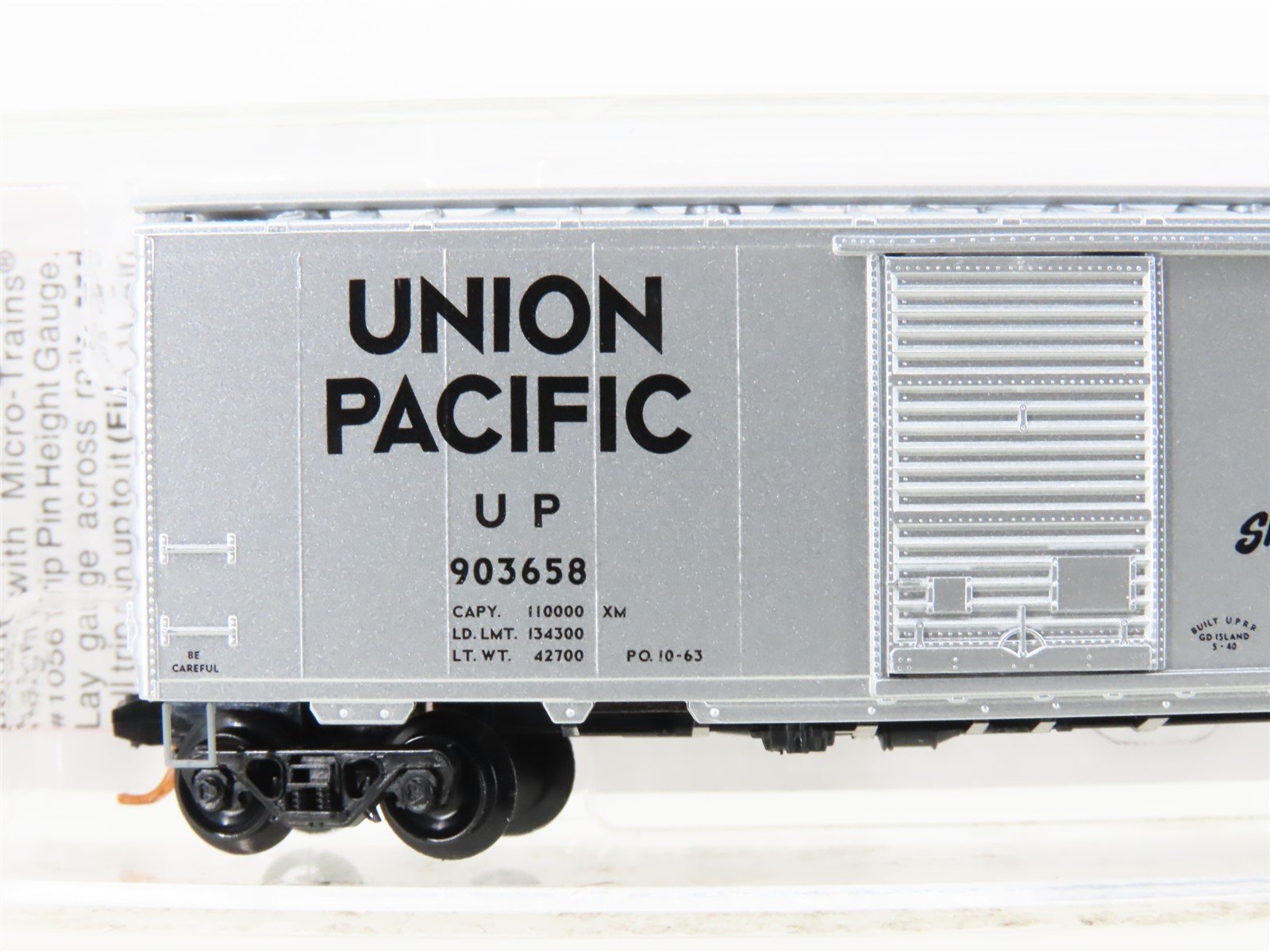 N Scale Micro-Trains MTL 02000756 UP Union Pacific 40' Standard Boxcar #903658