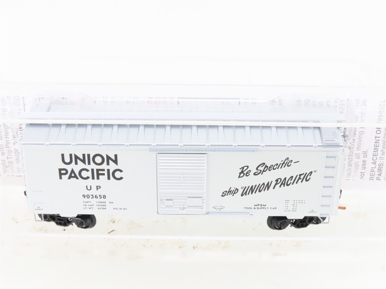 N Scale Micro-Trains MTL 02000756 UP Union Pacific 40' Standard Boxcar #903658
