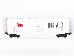 N Scale Micro-Trains MTL 38210 LV Lehigh Valley 50' Standard Boxcar #7051