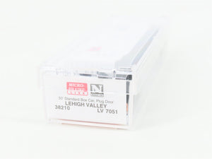 N Scale Micro-Trains MTL 38210 LV Lehigh Valley 50' Standard Boxcar #7051