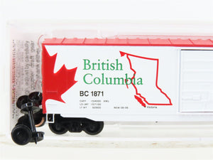 N Scale Micro-Trains MTL 07700151 BC British Columbia 50' Standard Boxcar #1871