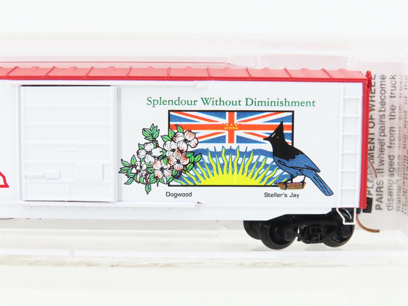 N Scale Micro-Trains MTL 07700151 BC British Columbia 50' Standard Boxcar #1871