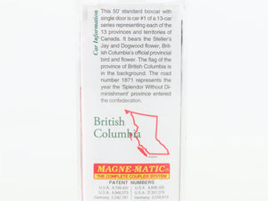 N Scale Micro-Trains MTL 07700151 BC British Columbia 50' Standard Boxcar #1871