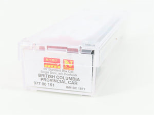 N Scale Micro-Trains MTL 07700151 BC British Columbia 50' Standard Boxcar #1871