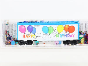 N Scale Micro-Trains MTL 02100500 HBD Happy Birthday! 40' Standard Boxcar #2005