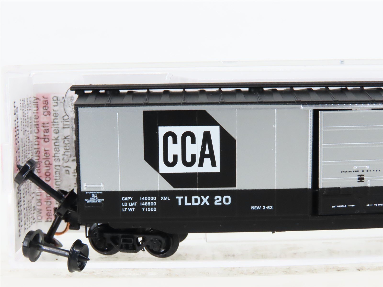N Micro-Trains MTL 03100210 TLDX Container of America 50' Standard Boxcar #20