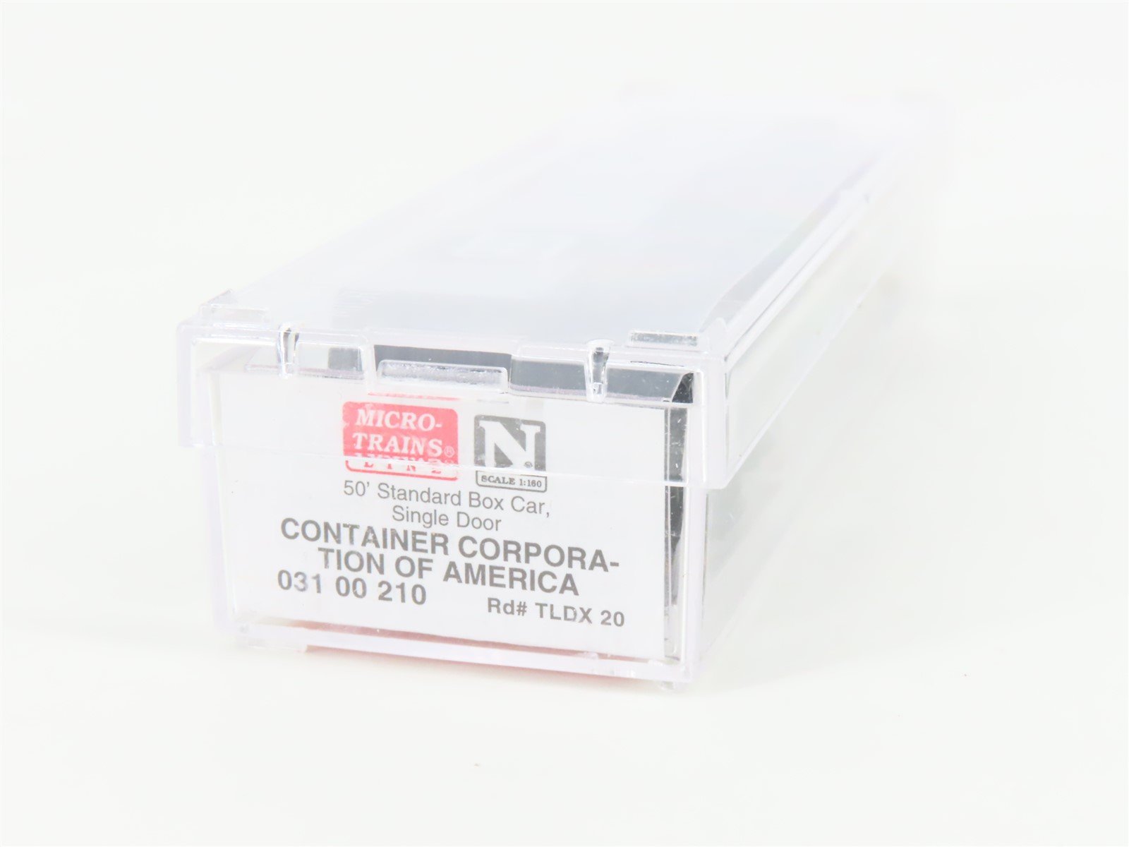 N Micro-Trains MTL 03100210 TLDX Container of America 50' Standard Boxcar #20