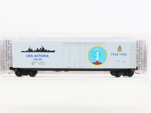 N Micro-Trains MTL 03800410 USS Astoria Navy Series #10 50' Boxcar #CA-34