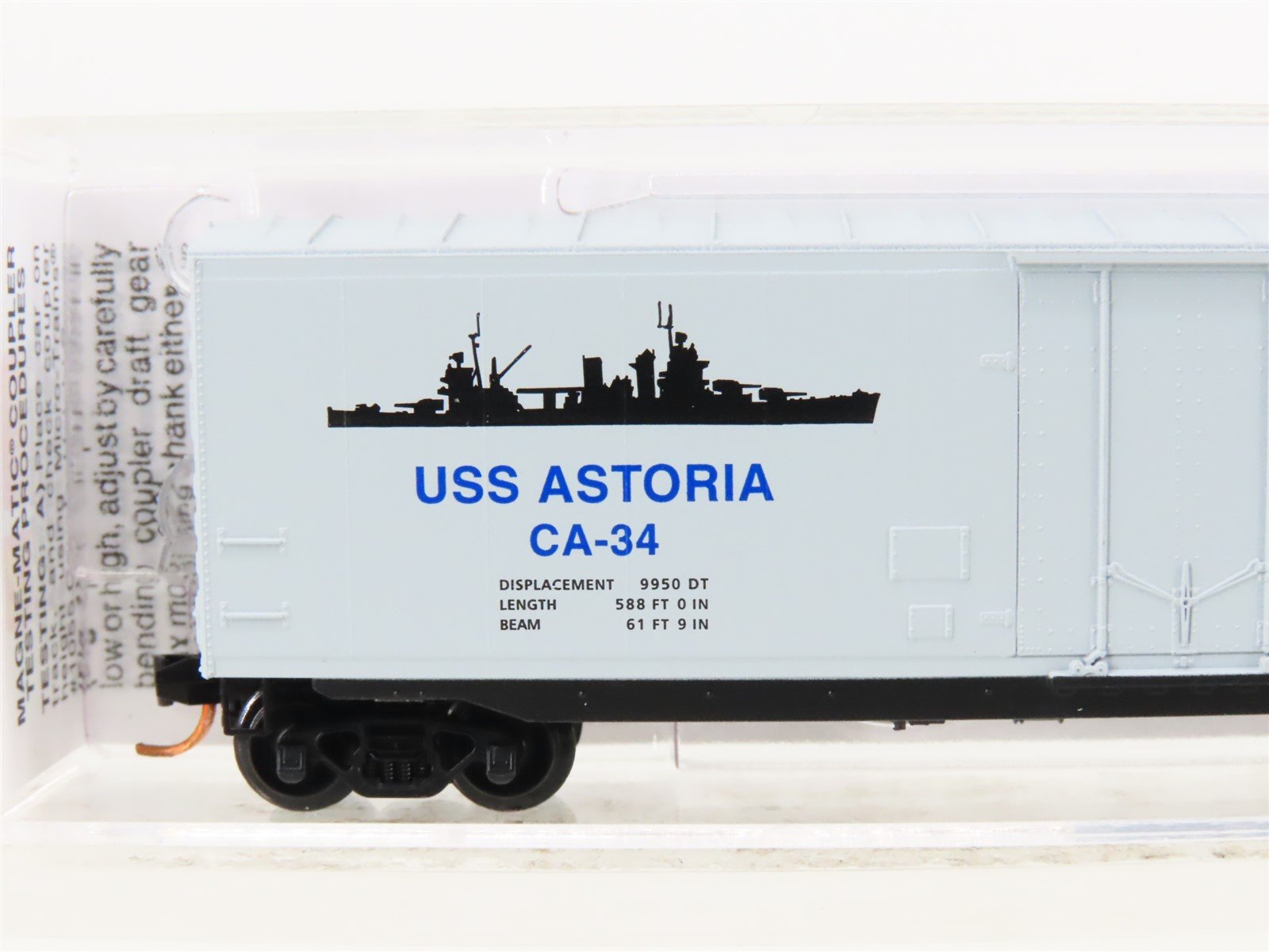 N Micro-Trains MTL 03800410 USS Astoria Navy Series #10 50' Boxcar #CA-34