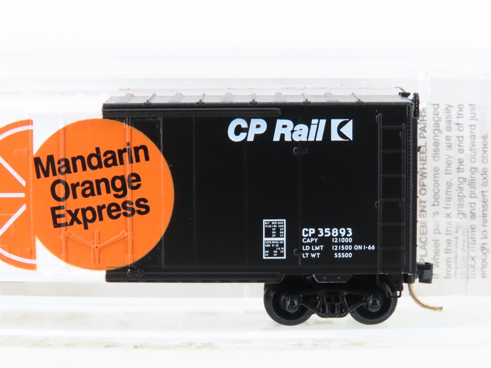 N Scale Micro-Trains MTL 74020 CP Mandarin Express 40' Standard Boxcar #35893