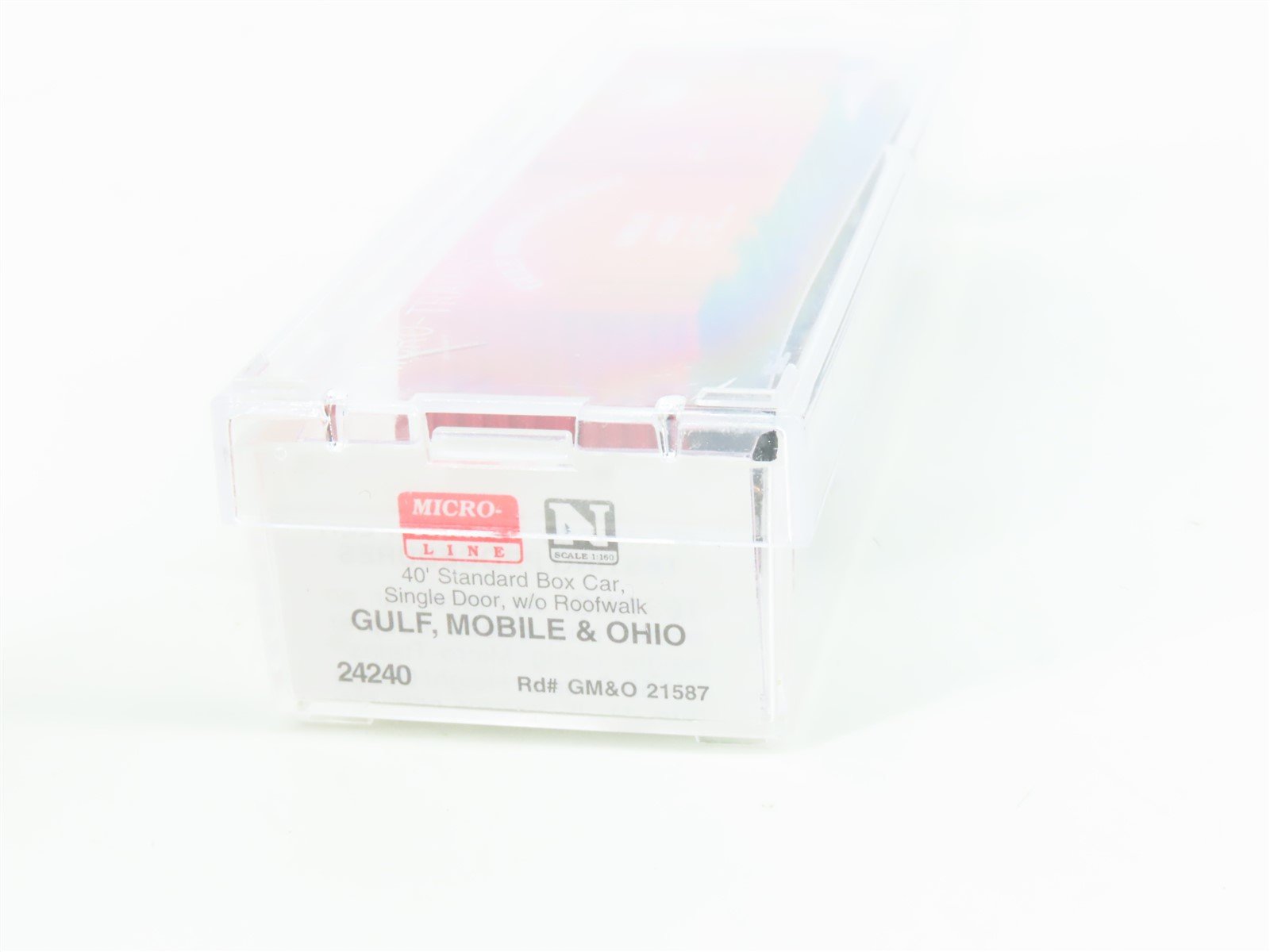 N Micro-Trains MTL 24240 GM&O Gulf Mobile & Ohio 40' Standard Boxcar #21587