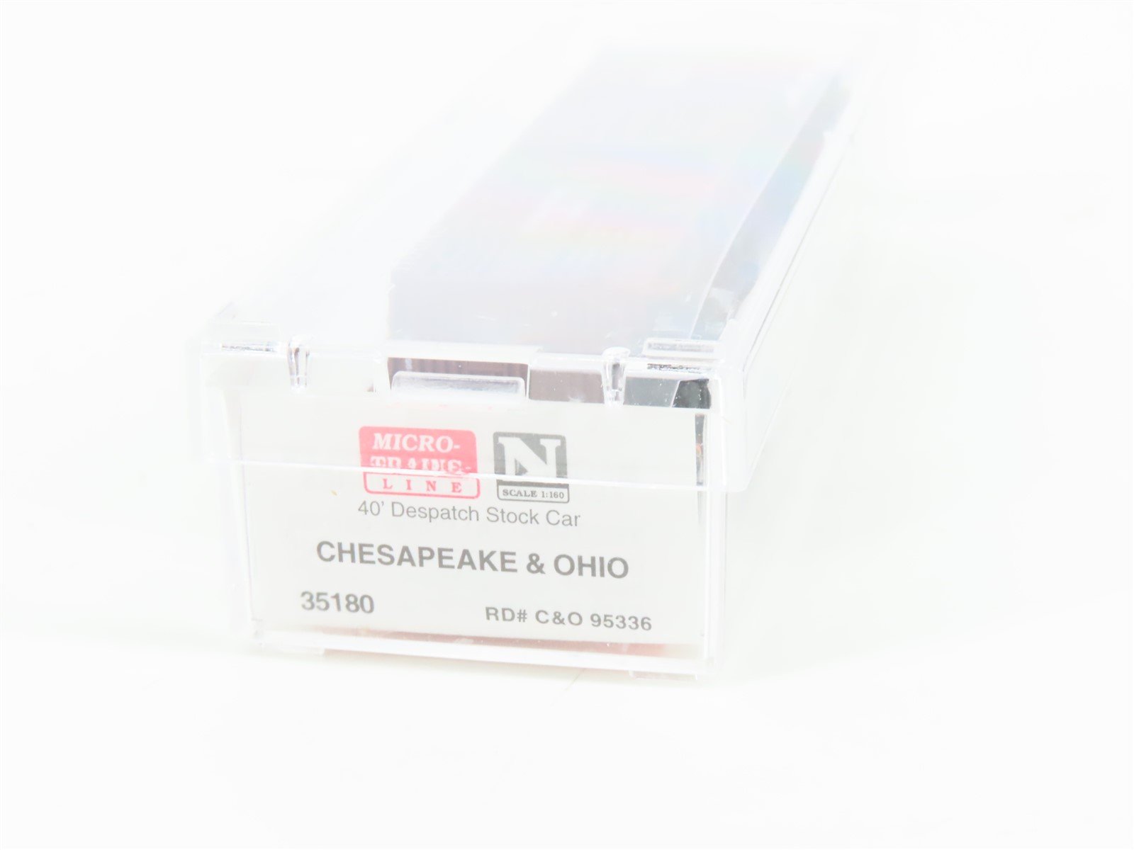 N Micro-Trains MTL 35180 C&O Chesapeake & Ohio 40' Despatch Stock Car #95336