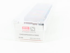 N Micro-Trains MTL 35180 C&O Chesapeake & Ohio 40' Despatch Stock Car #95336