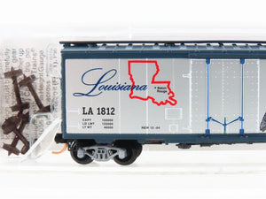 N Scale Micro-Trains MTL 21385 LA Louisiana State 40' Standard Boxcar #1812