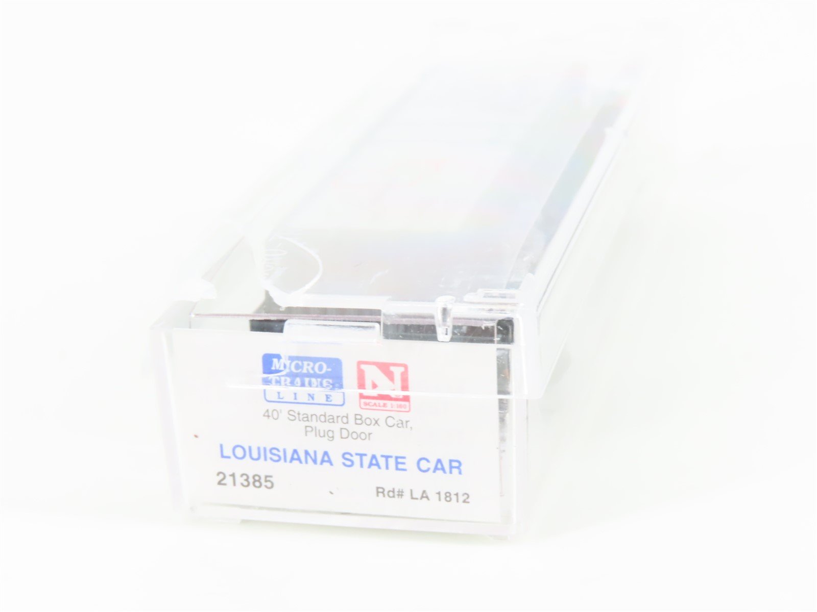N Scale Micro-Trains MTL 21385 LA Louisiana State 40' Standard Boxcar #1812