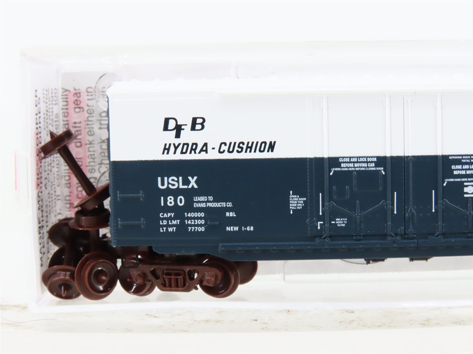 N Scale Micro-Trains MTL 07500140 USLX Evans Products 50' Standard Boxcar #180