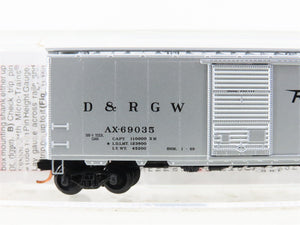 N Micro-Trains MTL 02000776 D&RGW Rio Grande 40' Single Door Box Car #AX-69035