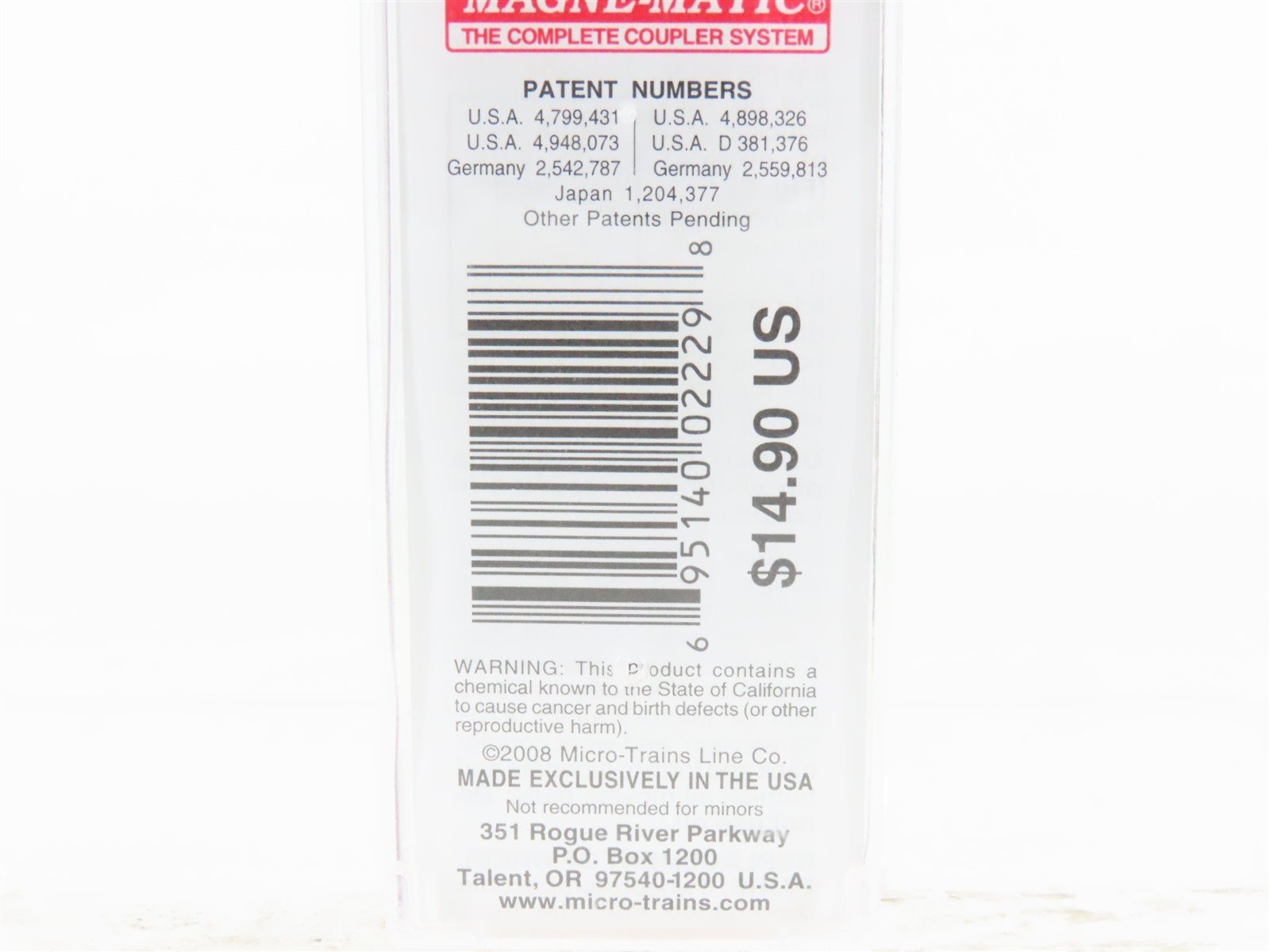 N Micro-Trains MTL 02000776 D&RGW Rio Grande 40' Single Door Box Car #AX-69035
