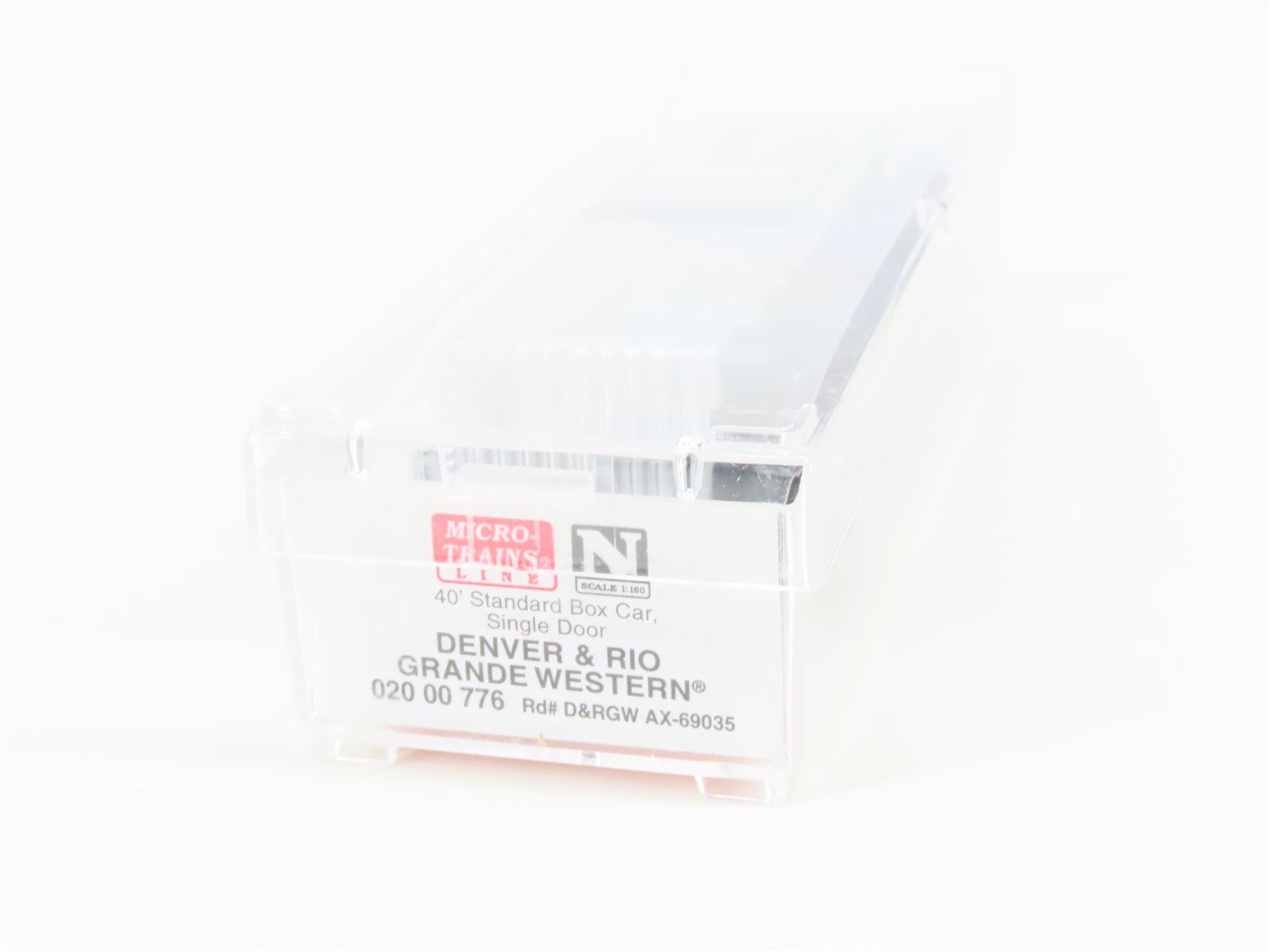 N Micro-Trains MTL 02000776 D&RGW Rio Grande 40' Single Door Box Car #AX-69035
