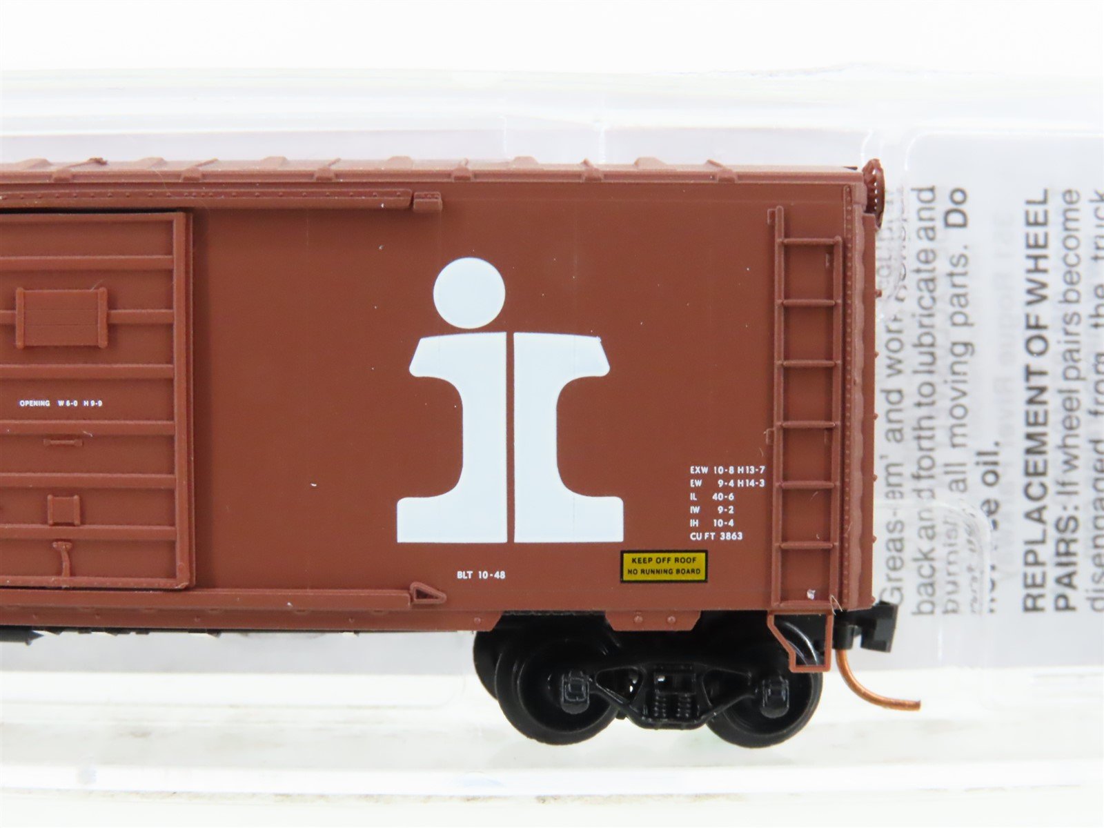 N Micro-Trains MTL 07300090 IC Illinois Central 40' Single Door Box Car #31920