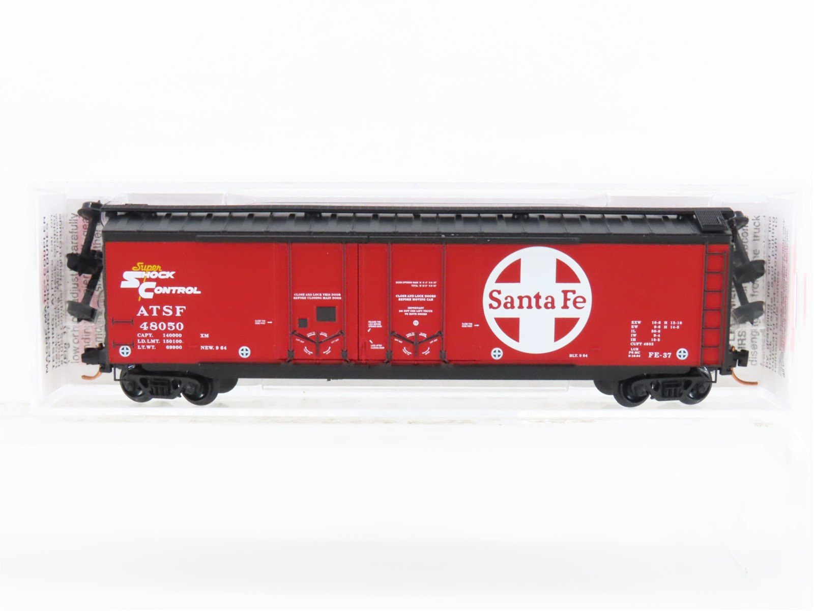 N Micro-Trains MTL 03600070 ATSF Santa Fe 50' Double Plug Door Box Car #48050