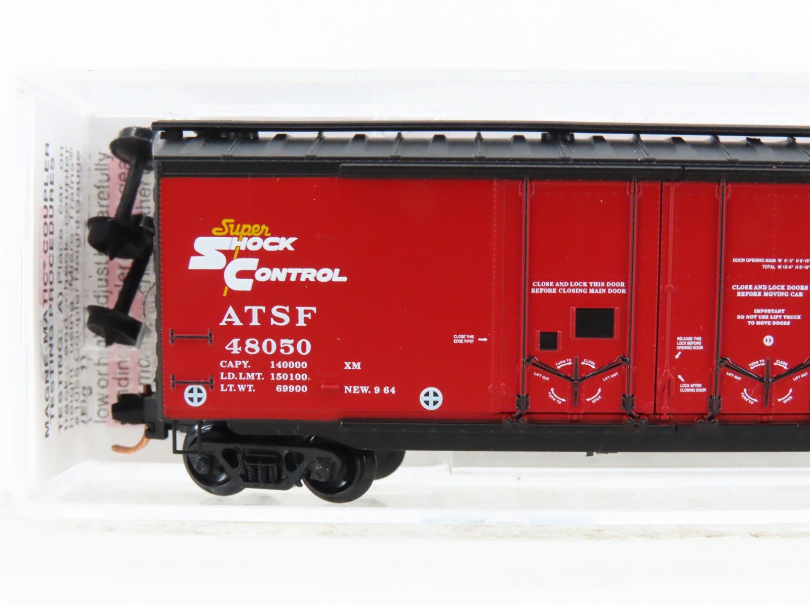 N Micro-Trains MTL 03600070 ATSF Santa Fe 50' Double Plug Door Box Car #48050